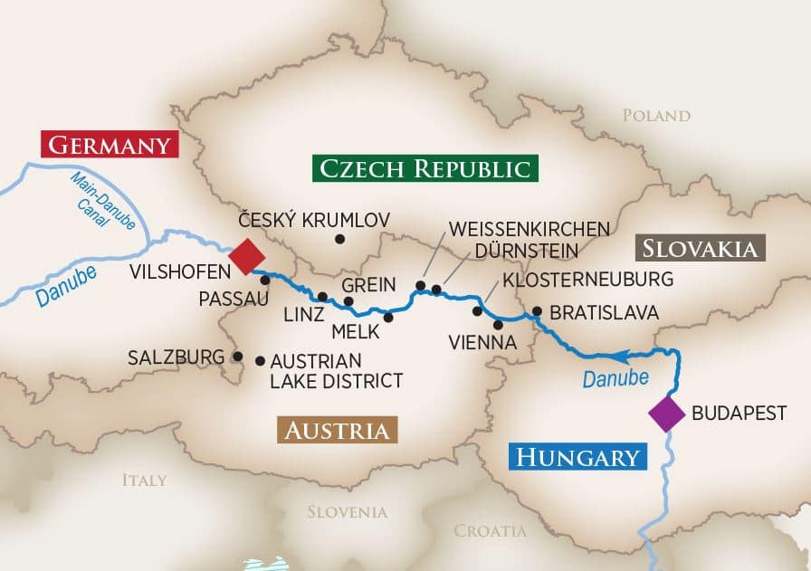 river cruises on the danube 2024